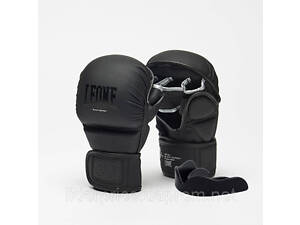 Рукавиці греплінгові для ММА Leone BLACK Edition L (капа в комплекті), Оригінал!