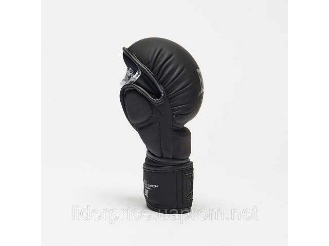 Перчатки грепплинговые для ММА Leone BLACK Edition L (капа в комплекте), Оригинал! - Фото 5