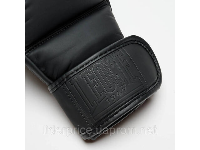 Перчатки грепплинговые для ММА Leone BLACK Edition L (капа в комплекте), Оригинал! - Фото 6