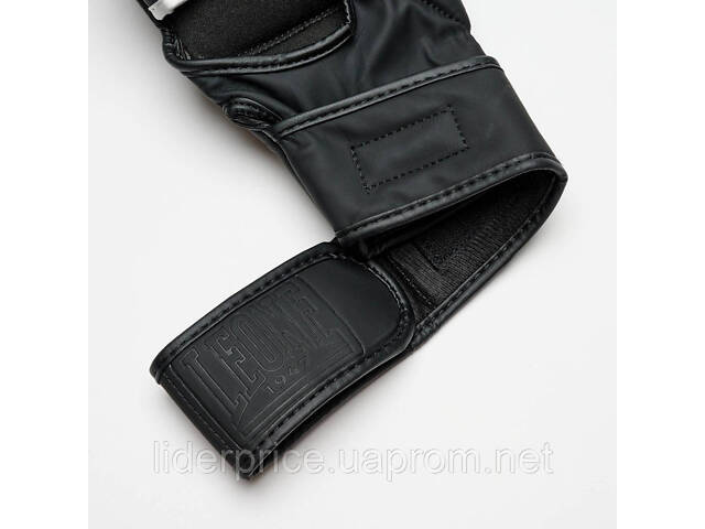 Перчатки грепплинговые для ММА Leone BLACK Edition L (капа в комплекте), Оригинал! - Фото 7