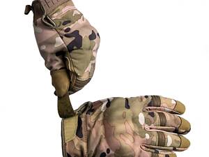 Рукавиці тактичні демісезонні Мультикам