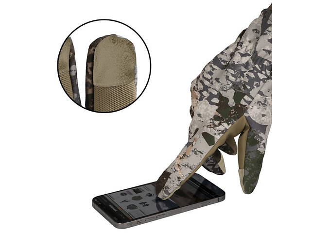 Рукавиці тактичні Mil-Tec утеплені Softshell Handschuhe Thinsulate L Phantomleaf WASP I Z1B (12521365-904-L) - Фото 8