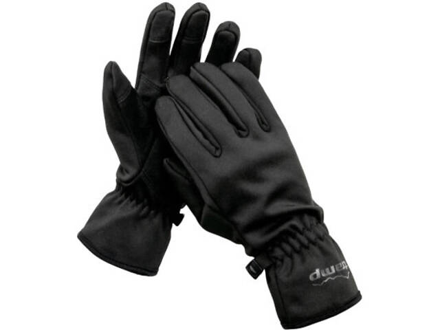 Рукавиці Tramp софтшел чорні XXL (UTRGB-004-XXL) - Фото 1