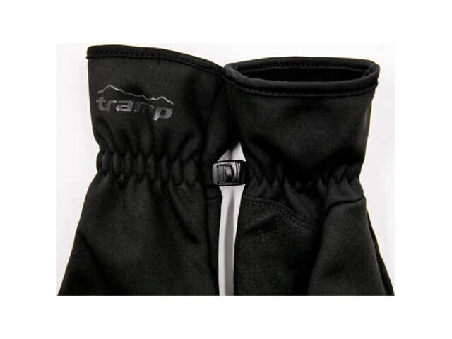 Рукавиці Tramp софтшел чорні XXL (UTRGB-004-XXL) - Фото 10