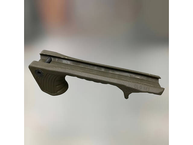 Рукоятка переноса огня DLG TACTICAL (DLG-159), Олива, горизонтальная, упор на цевье на планку Вивер/Пикатинни - Фото 1