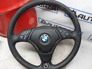 Руль, кермо, кермове колесо мультируль BMW 3 Е46 3 спиці стрінги /9/ Дефект подушка