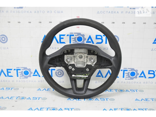 Руль голый Ford Escape MK3 17-19 рест, резина, черный, затерт