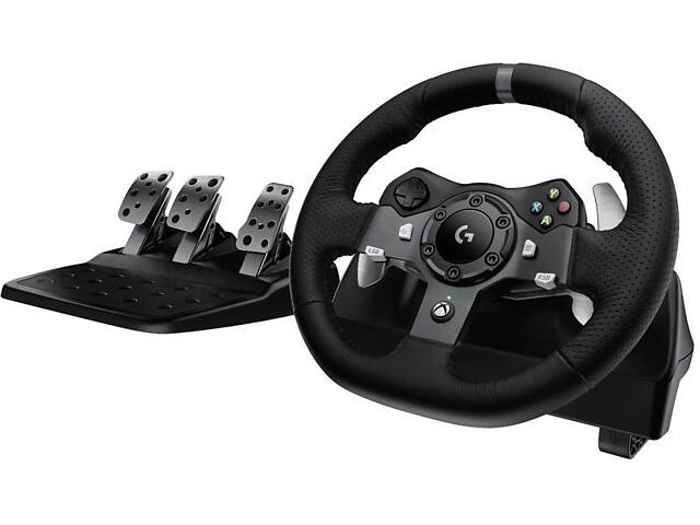 Руль Logitech G920 Driving Force PC/Xbox One Black (941-000123) - Фото 1