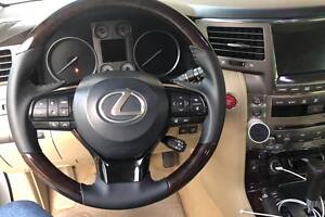 Руль в сборе (под дерево) для Lexus LX570/450d