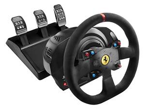 Кермо та педалі для PC/PS4/PS3® Thrustmaster T300 Ferrari Integral RW Alcantara edition