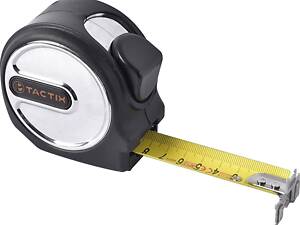 Рулетка 5м x 27мм магнітна двостороння шкала пластик [INSMTMTRU00527UPT0] Ultra TACTIX