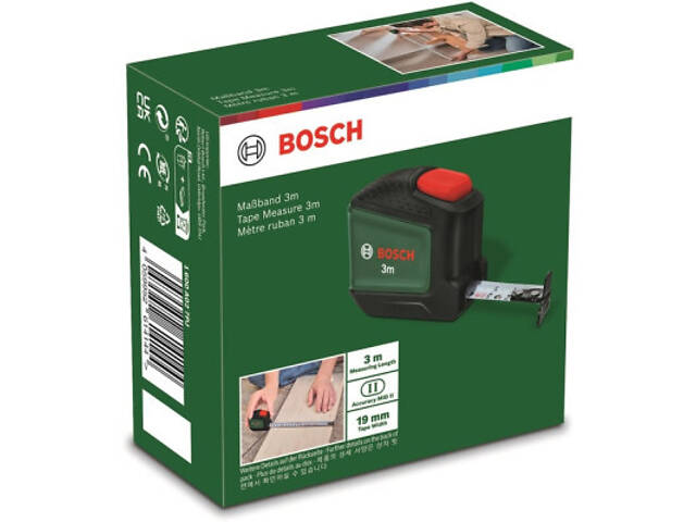 Рулетка Bosch 3м х 19мм (1.600.A02.7PJ) - Фото 7