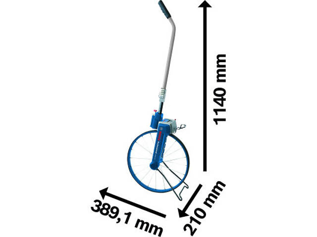 Рулетка Bosch Professional курвіметр GWM 40 D колеса (об'єм) 389.1мм (1.22м) (0.601.074.100) - Фото 6