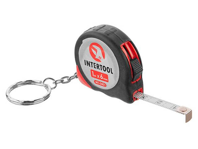 Рулетка Intertool 1м x 6мм (MT-0401) - Фото 1