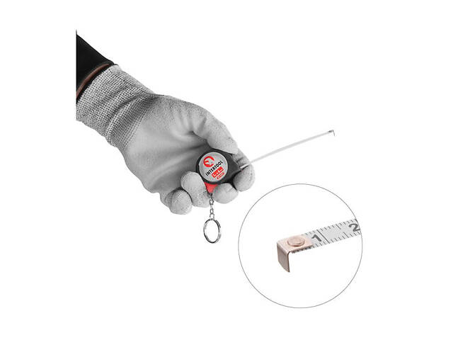 Рулетка Intertool 1м x 6мм (MT-0401) - Фото 3