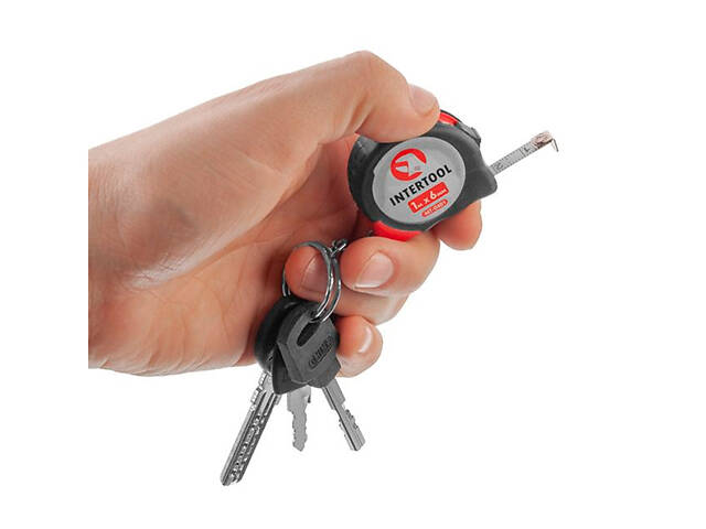 Рулетка Intertool 1м x 6мм (MT-0401) - Фото 6
