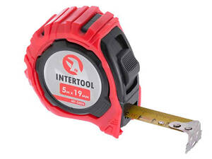 Рулетка Intertool - 5 м x 19 мм магнит