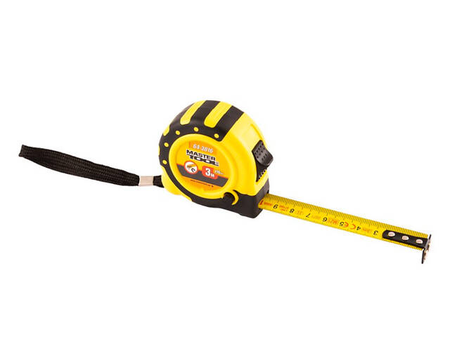 Рулетка Mastertool - 3 м х 16 мм магнит - Фото 1