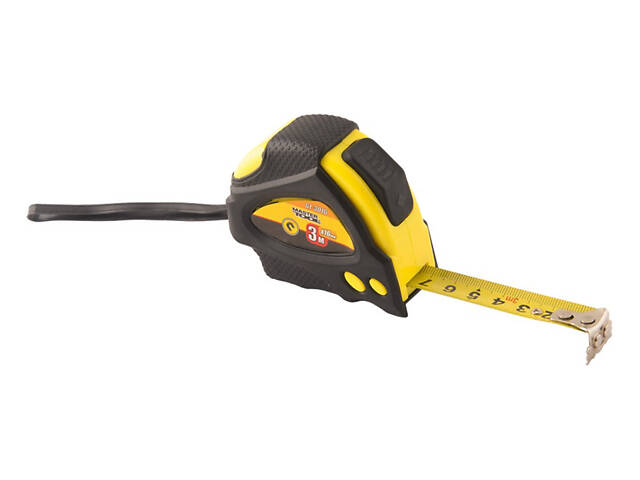 Рулетка Mastertool 3 м x 16 мм магніт (61-3016) - Фото 1