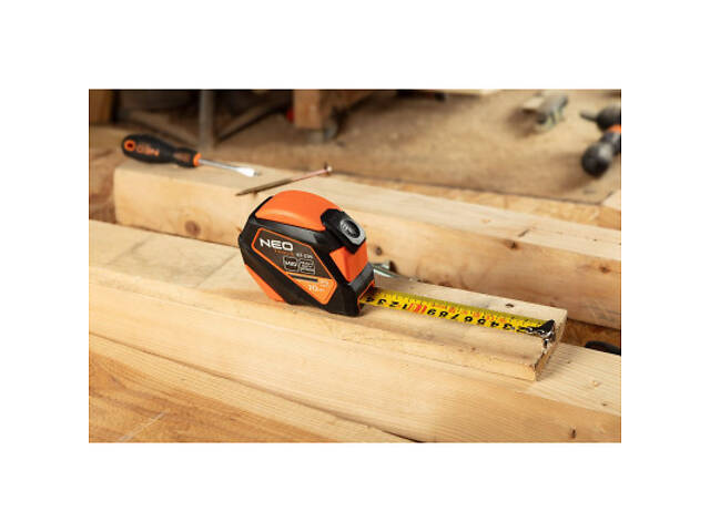 Рулетка Neo Tools 5мx19мм, з фіксатором змотування, магніт (67-232) - Фото 4