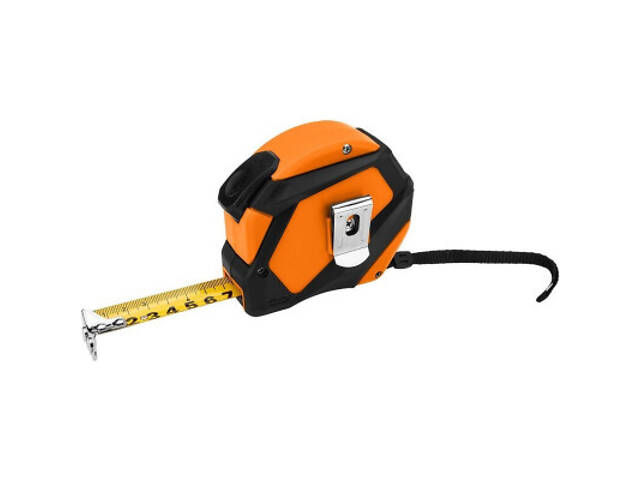 Рулетка Neo Tools 5мx25мм, з фіксатором змотування, магніт (67-233) - Фото 5