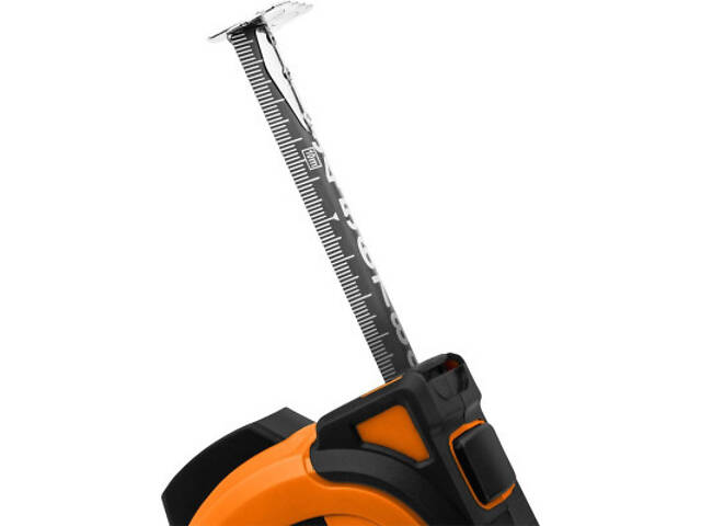 Рулетка Neo Tools Super Black, 5мx19мм, з фіксатором змотування, магніт (67-242) - Фото 2