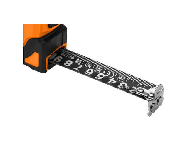 Рулетка Neo Tools Super Black, 5мx19мм, з фіксатором змотування, магніт (67-242) - Фото 9