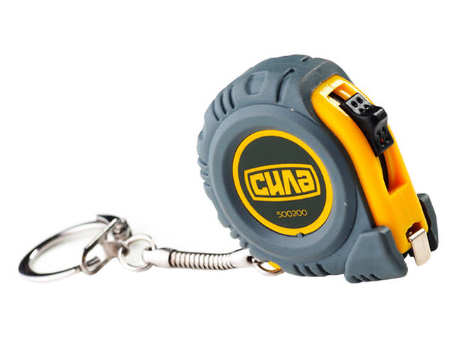 Рулетка Сила - 1 м x 6 мм брелок - Фото 1