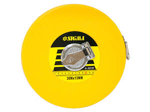 Рулетка скловолокно 30м×13мм SIGMA (3831301)