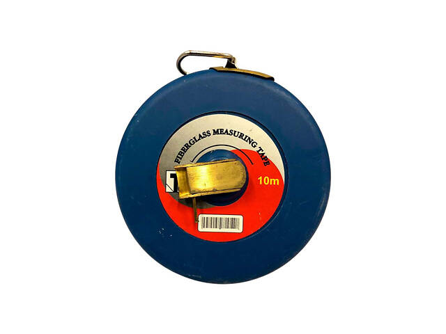 Рулетка Toolex - 10м x 10мм бобина стекловолокно - Фото 1