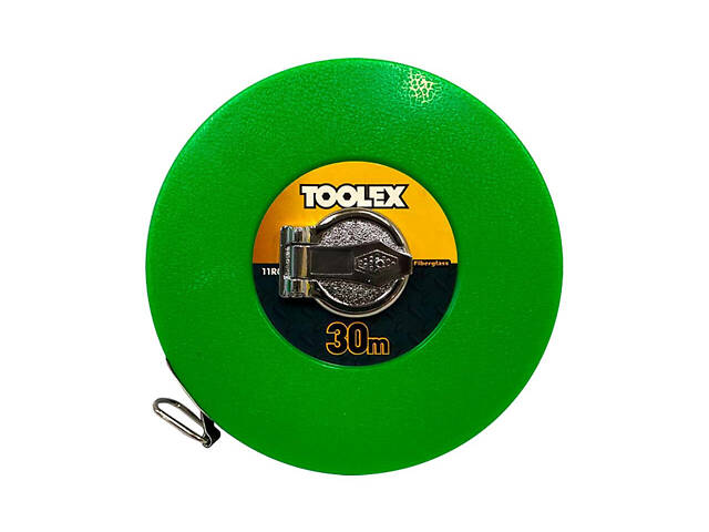 Рулетка Toolex — 30 м x 13 мм бобіна скловолокно - Фото 1