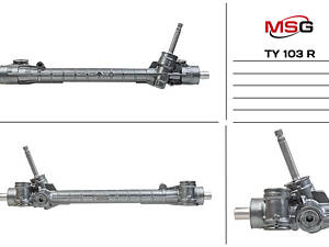 Рулевая рейка без ГУР TY103R TOYOTA Aygo 05-14; PEUGEOT 107 05-14; CITROEN C1 05-14