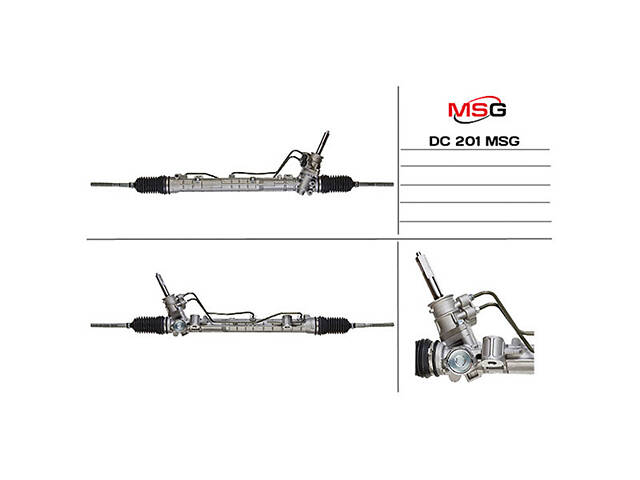 Рулевая рейка с ГУР DC201 RENAULT Sandero 07-13, Logan 04-13; DACIA Logan 04-12, Sandero 08-12