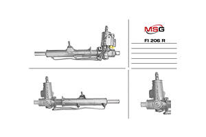 Рульова рейка з ГПК FI206R FIAT Fiorino 88-00