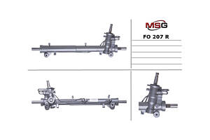 Рульова рейка з ГПК FO207R FORD Fiesta 02-09, Fusion 02-12; MAZDA 2 DY 03-07