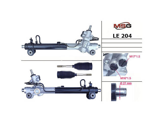 Рулевая рейка с ГУР LE204 LEXUS RX 03-09