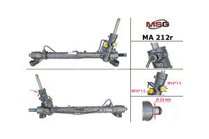 Рулевая рейка с ГУР MA212R MAZDA 3 BK 03-09, 5 05-10