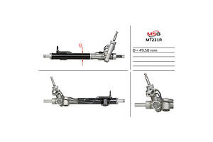 Рульова рейка з ГПК MT231R PEUGEOT 4007 07-12; MITSUBISHI Outlander 07-12; CITROEN C-Crosser 07-12