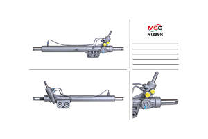 Рулевая рейка с ГУР NI239R NISSAN Navara D40 05-15, Pathfinder R51 04-14