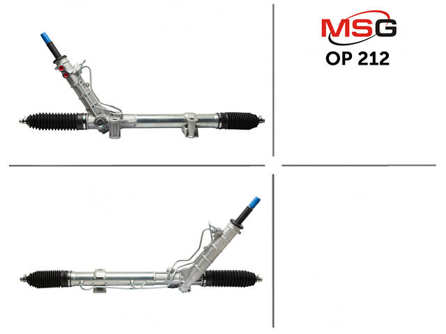Рулевая рейка с ГУР OP212 Renault Trafic 00-14, Fiat Talento 16-21, Nissan Primastar 02-14 (4408463, 4414764, 4416188, 4 - Фото 1