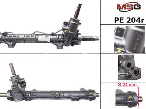 Рулевая рейка с ГУР PE204R PEUGEOT 307 01-11; CITROEN C4 04-11, C4 Picasso 06-13