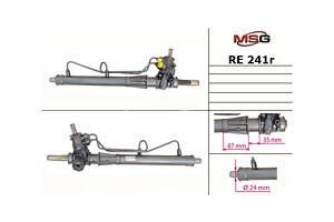 Рульова рейка з ГПК RE241R RENAULT Megane 96-03