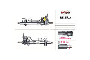 Рулевая рейка с ГУР RE251R RENAULT Kangoo 97-07, Clio II 98-05