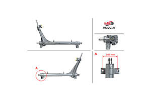 Рулевая рейка с ГУР RM201R RAM Promaster 13-22