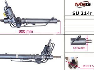 Рульова рейка з ГУР SU214R SUBARU Impreza 07-11, Legacy 03-09, Outback 03-09