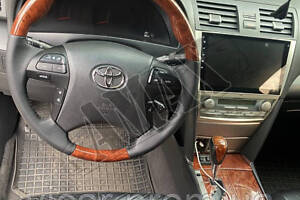 Рулевое колесо, руль (Кожа-дерево) Toyota Camry 40 (2006-2011)