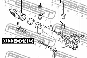 Рулевой наконечник TOYOTA FORTUNER (_N5_, _N6_) 2004-2015 г.