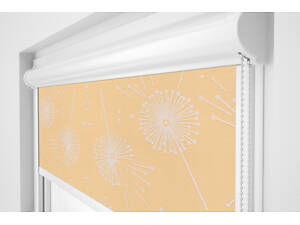 Рулонна штора Rolets Квіти 2-54289-850 85x170 см закритого типу Персикова