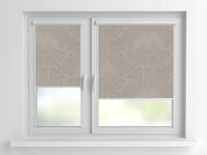 Рулонна штора Rolets Квіти 2-7648-300 30x170 см закритого типу Світло-коричнева