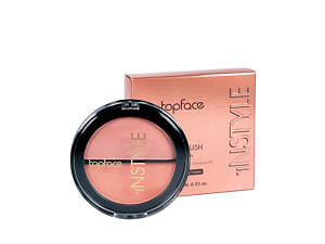 Рум'яна для обличчя TopFace Instyle Blush On подвійні РТ353, № 02